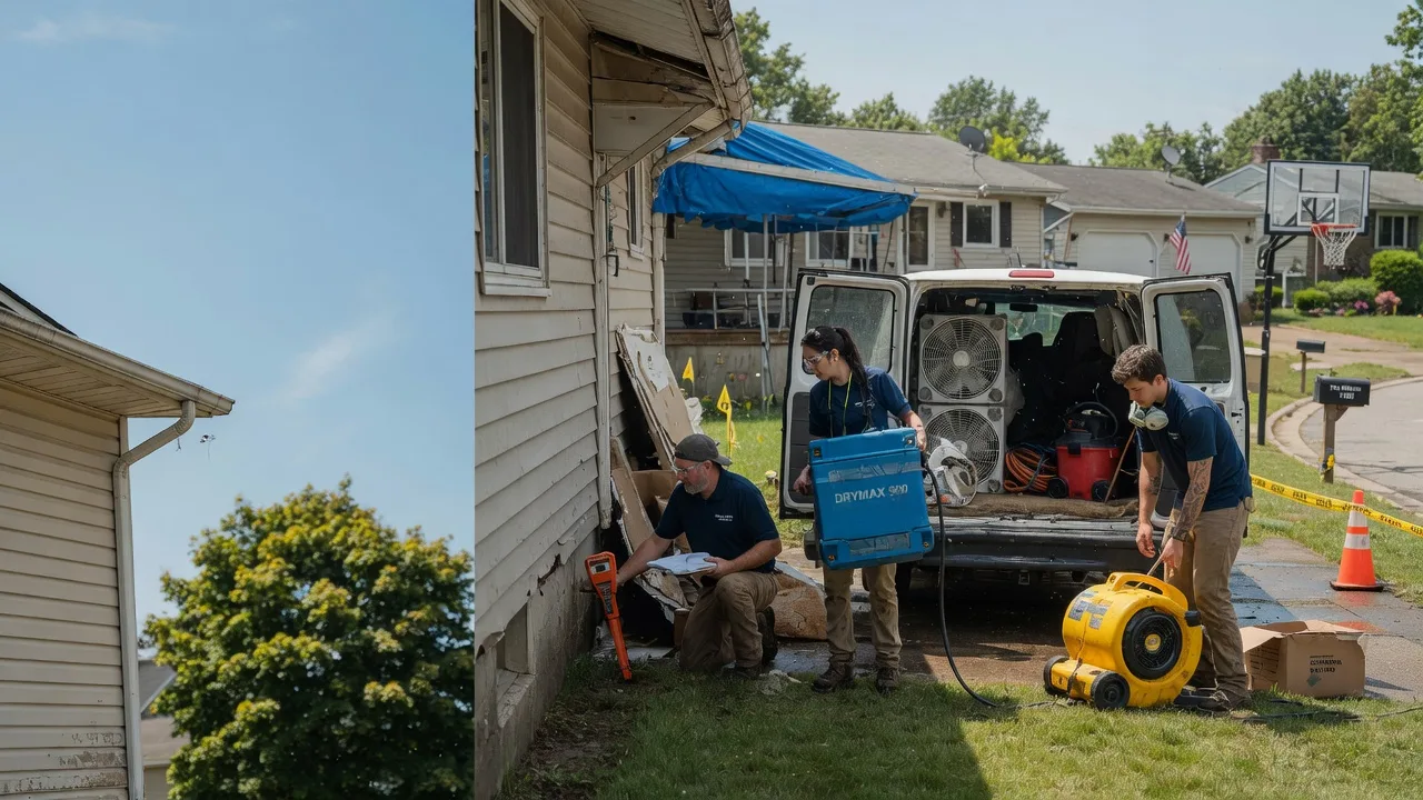 Ceiling Leak Cleanup in Strasburg, OH near me